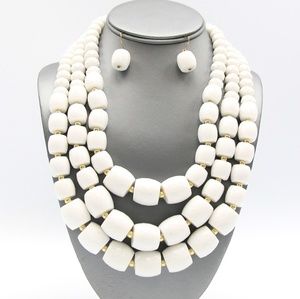 Layered beaded fashion Necklace Set